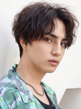 オーシャントーキョー サニー 原宿(OCEAN TOKYO Sunny) スパイラルパーマセンターパート