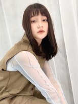 エムスラッシュ たまプラーザ(M.SLASH)&nbsp;◆オン眉シアーカラー小顔/ナチュラルストレート/たまプラーザz1