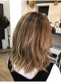 ＃ハイライト#バレイヤージュ#髪質改善#KR2S鳳