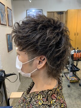 エルオム(EL.HOMME) 【MITSU】アップバングウルフ×ツーブロック