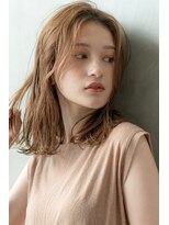 オースティン 流山おおたかの森(AUSTIN)&nbsp;大人かわいい前髪セシルカットココアブラウンフリンジウェーブ