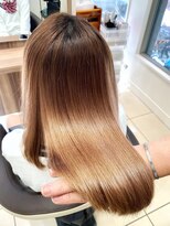 アッシュ 学芸大学店(Ash) 「Ash 学芸大学」大人可愛い　髪質改善縮毛矯正　ナチュラルボブ