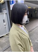 【entality大人気スタイル】ぷつっと切りっぱなしボブstyle