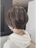 『AVANCE』丸みショート☆グレージュ