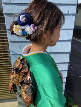 メイヘア(May Hair) 成人式のローシニヨン