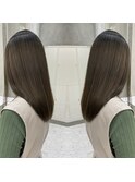 艶髪☆赤みなしカラー×髪質改善トリートメント