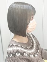 ラルムバイシー 新宿(LARME by Sea)&nbsp;ショート・ボブ×ダークアッシュ/モードフェミニン[韓国/前髪]