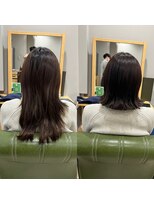 ヘアサロン ナノ(hair salon nano)&nbsp;外ハネが可愛い☆切りっぱなしボブ
