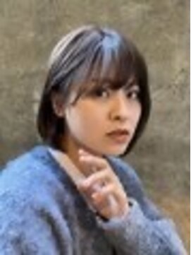 ヘアーアンドメイク エクリ 不動前店(Hair&Make equri) 艶カラー大人ボブ
