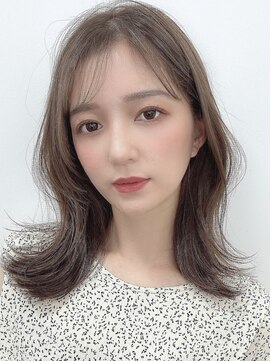 パティオン(PATIONN) 清潔感美人系オフィスカジュアル外ハネくびれミディアム