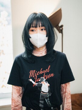 ヘアデザイン ステラ(hair design sTella) ネイビーブラックHimeヘア