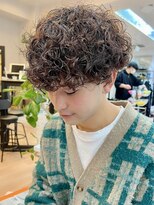 ウェイビーエフティフィフス 横浜西口(WAVEY ft.fifth) プードルパーマスパイラルパーマメンズパーマツイストパーマ眉毛