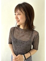 エテレ(etele) 切りっぱなしボブ