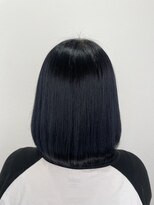 シエル 立川店(CIEL)&nbsp;ネイビーブルー×ボブ【CIEL×maki】