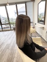 リンドヘアー(Lindo hair)&nbsp;ミルクティーバレイヤージュ　shimada
