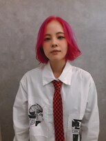 ルリアン 元住吉店(Le'lien) カラートリートメントで作るレッドアンドピンクのレイヤーボブ！