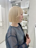 ガガ 心斎橋(GAGA)&nbsp;韓国/ハイトーンカラー/ワンホンヘア/レイヤーカット/髪質改善