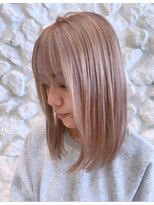 リン モアナバイヘッドライト 武蔵小杉2号店(lynn Moana by HEADLIGHT) Moana【武蔵小杉】#ダブルカラー#ミルクティー#ベージュ#学割