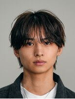 レタッチ バイ フィフス 天神大名(RETOUCH by fifth)&nbsp;ニュアンスパーマセンターパート毛流れパーマメンズヘア波巻き