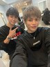 【MENS限定クーポン]】カット+眉毛カット+炭酸シャンプー+スタイリング