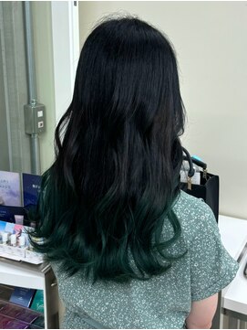 アライブ ハラジュク(ALIVE harajuku) 【ALIVE 夕貴】グリーングラデーションカラー