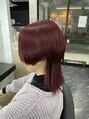アグ ヘアー トルエ 亀戸店(Agu hair torue)&nbsp;ブリーチ無しレッド