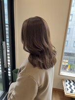 ディッシュ 五反田(dish)&nbsp;脱白髪染め/beige/令和ゆるふわ巻き☆五反田美容室