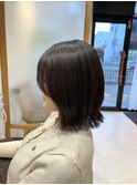 切りっぱなしボブ
