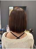 【ボブ/縮毛矯正】外ハネボブ/美髪【鎌取/小野華鈴］