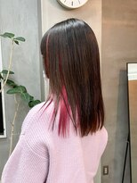 テトヘアー(teto hair) ピンクインナーカラーピンクカラービビットカラー高発色カラー