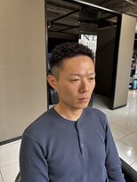 アイズ 海老名(AIZU)&nbsp;極道パーマ 短髪  刈り上げ メンズパーマ 海老名パーマ ショート