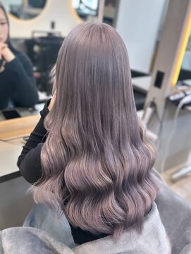 ラピス 福岡天神店(Lapis) パープルシルバー/髪質改善/ブリーチ/ハイトーン