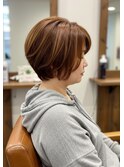 ひし形ショート20代30代40代髪質改善白髪染め狭山ヶ丘駅