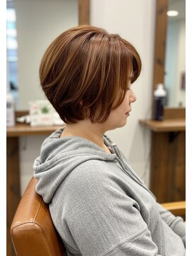 クロム 狭山ヶ丘店(CHROM) ひし形ショート20代30代40代髪質改善白髪染め狭山ヶ丘駅