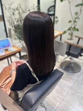 ケンジ 南林間(KENJE) アッシュ×グレージュカラー×艶カラー【南林間】