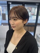 フォト 武蔵小杉(foto) 暗めカラー/グランマッシュ/デザインカラー/ショートボブ