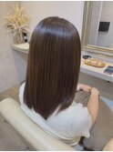セミロングヘア