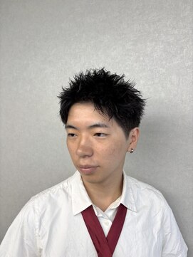 コードバイケンジ 戸塚(CODE by KENJE) スパイキーショート × ピンパーマ