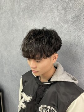 クレオ 福大通り店(CREO) 黒髪×マッシュ