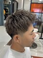 アース コアフュールボーテ 宇都宮インターパーク店(EARTH coiffure beaute) ハイトーン+スパイキーショート 今流行りの王道スタイル
