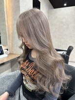 ラピス 大阪心斎橋店(Lapis)&nbsp;ミルクティグレージュ/エクステ/髪質改善/顔まわり/レイヤー