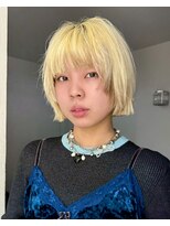 ナービス(NARVIS)&nbsp;ケアブリーチ/ホワイトベージュ/ショート/デザインカット