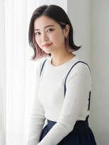 ロックワークオレンジ 西中島店(ROCK WORK ORANGE)&nbsp;ボブ　ナチュラルインナーカラー