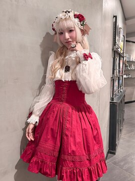 イア シブヤ(IA shibuya) ホワイトベージュ×姫カット
