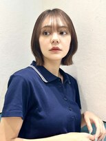 ロンド レイ 立川(Lond Ray)&nbsp;レイヤーボブ/ミルクティーベージュ/髪質改善/顔周り/立川