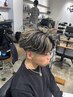カット+金メッシュ+アフタートリートメント ¥11500
