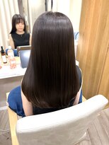 キラーナセンダイ(KiRANA SENDAI)&nbsp;大人カラーグレージュブラウン×髪質改善ストレート20代30代40代
