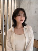 結べる長さのボブ/韓国風レイヤーカット/顔周りカット/前髪/横浜