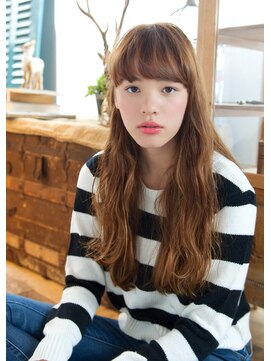 アズーア ヘアーアンドスパ(azure hair&spa) トレンド前髪　くせ毛風ウエーブ【横浜駅】