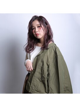 ラソ バルコ(LAZO barco) ☆前髪なしのルーズスタイル☆かきあげたり、耳にかけたり